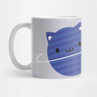 Kawaii Cat Planet in Space Mug